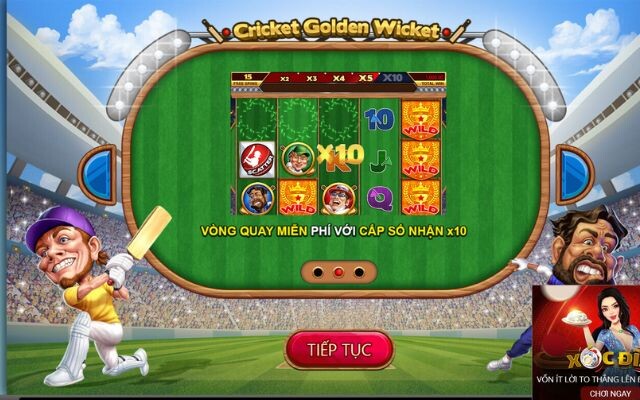 Cricket Golden Wicket slot là một tựa game giải trí hấp dẫn