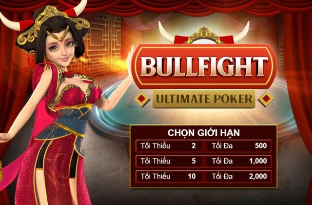 Hướng dẫn tham giam Bullfight Ultimate Poker